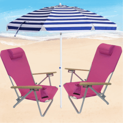 Double Beach Chair Package