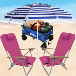 Beach Chair & Wagon Package